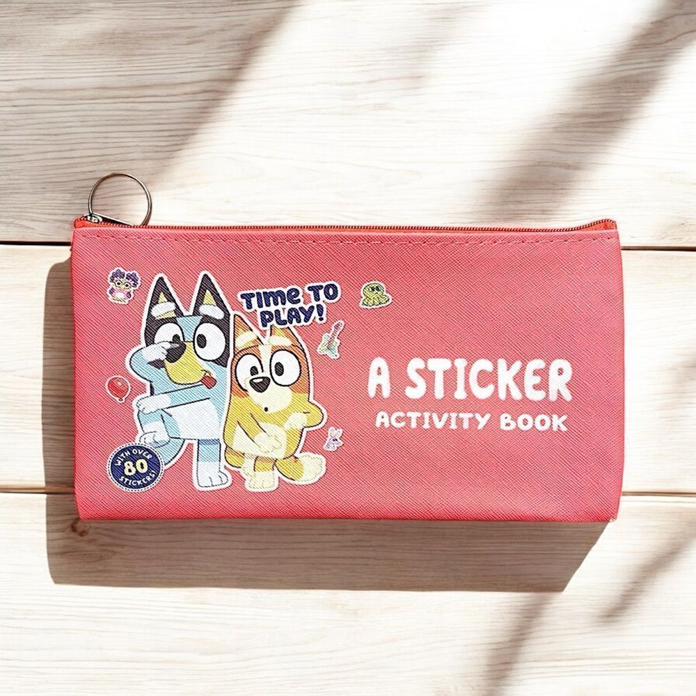 🤯5/$25🤯 Bluey Family Coral Pencil Case